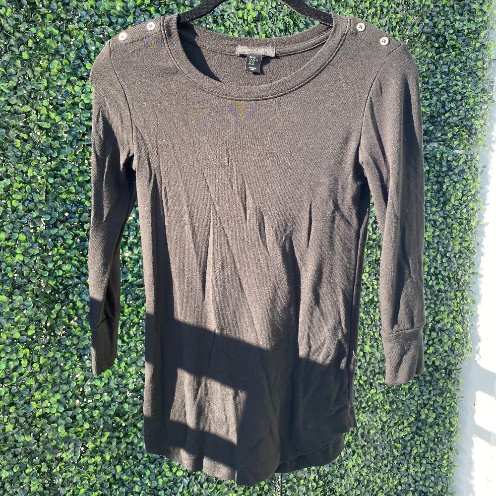 Black Women's 3/4 Sleeve T-Shirt